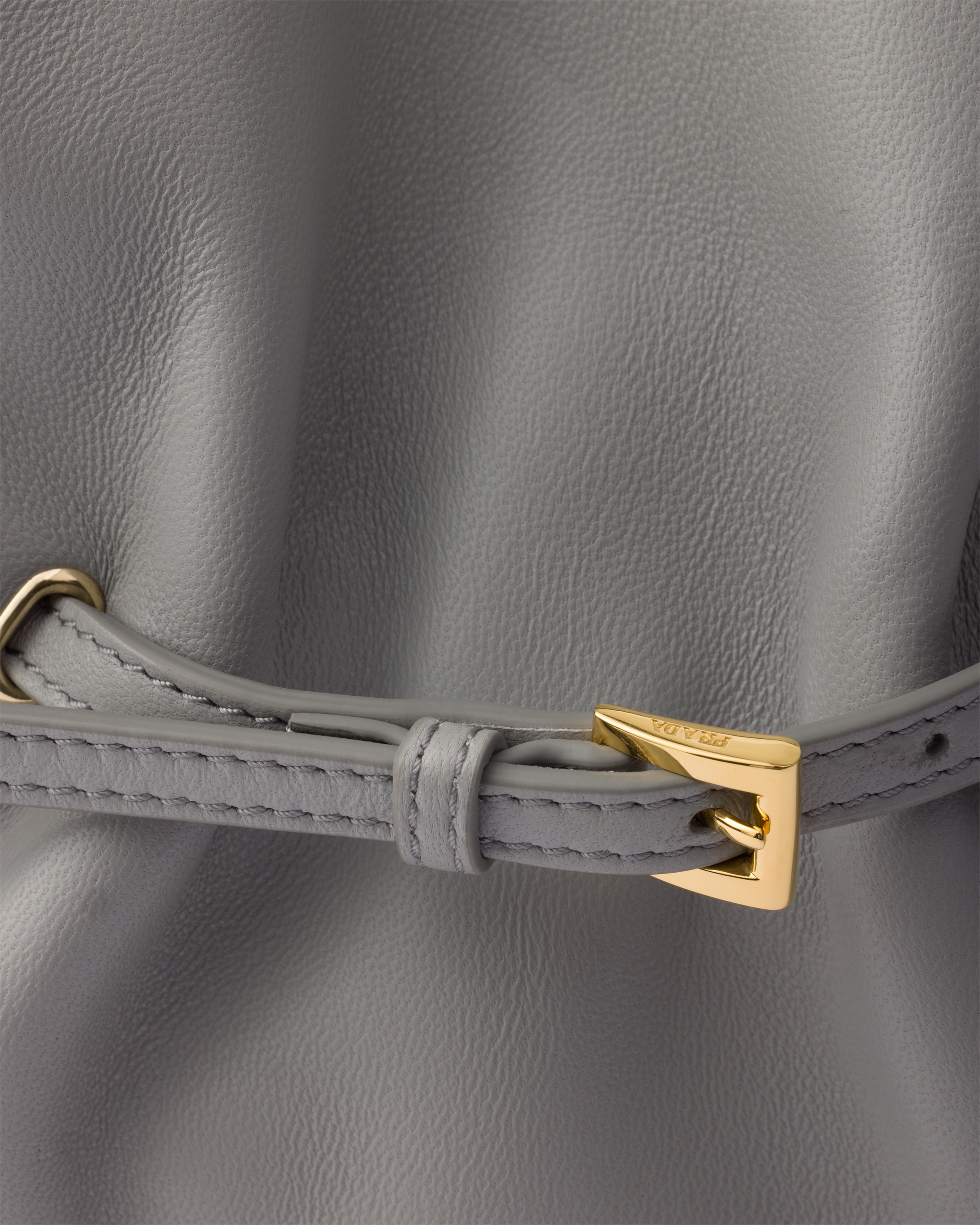 Granite Gray Prada Dada Small Nappa Leather Bag | PRADA - United