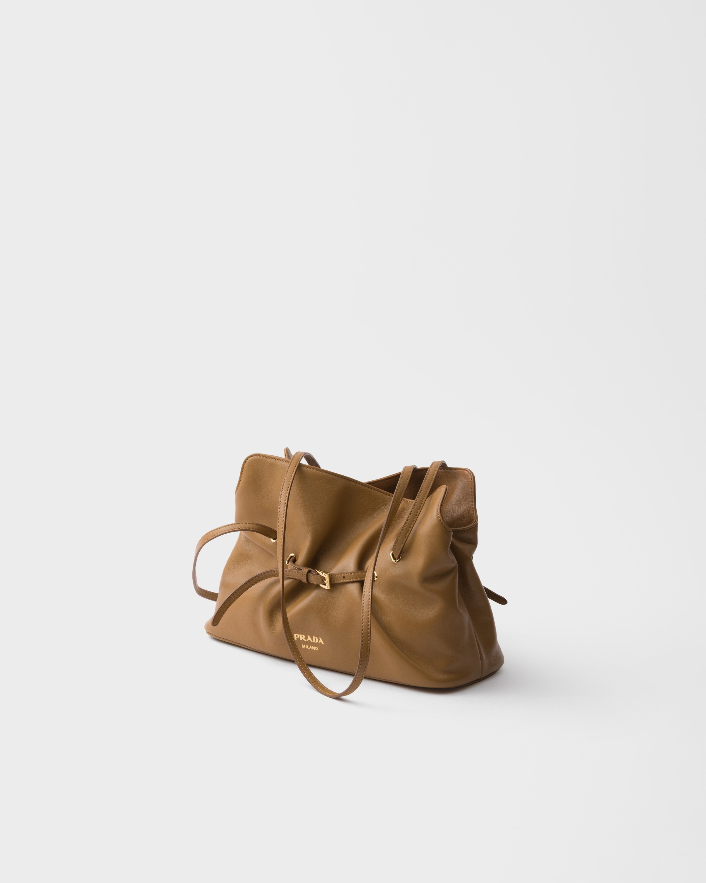 Caramel Prada Dada Small Nappa Leather Bag | PRADA