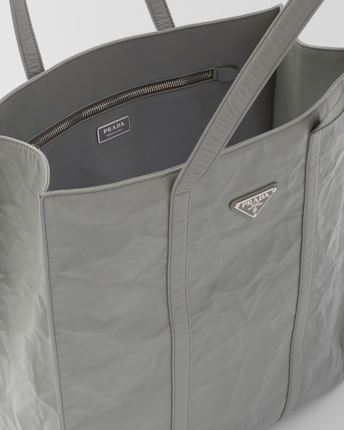 City Tote Bag - Nappa Leather - Midnight Monstera - Garden Ember