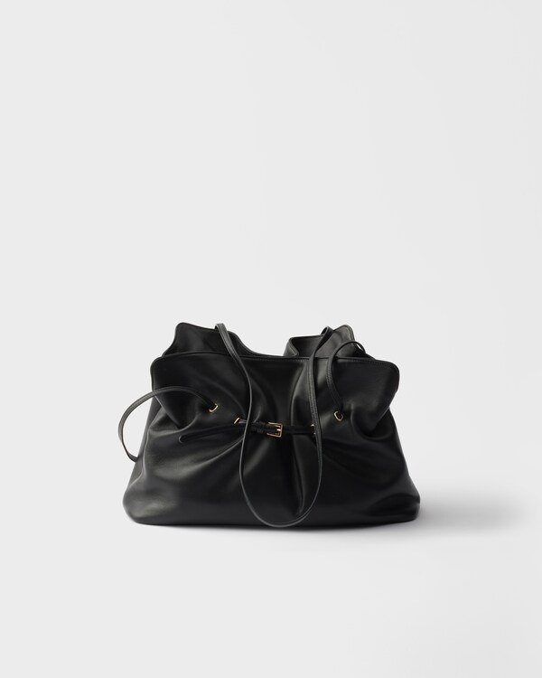 Prada Dada large nappa leather tote bag - Black Prada Dada large nappa leather tote bag - Black