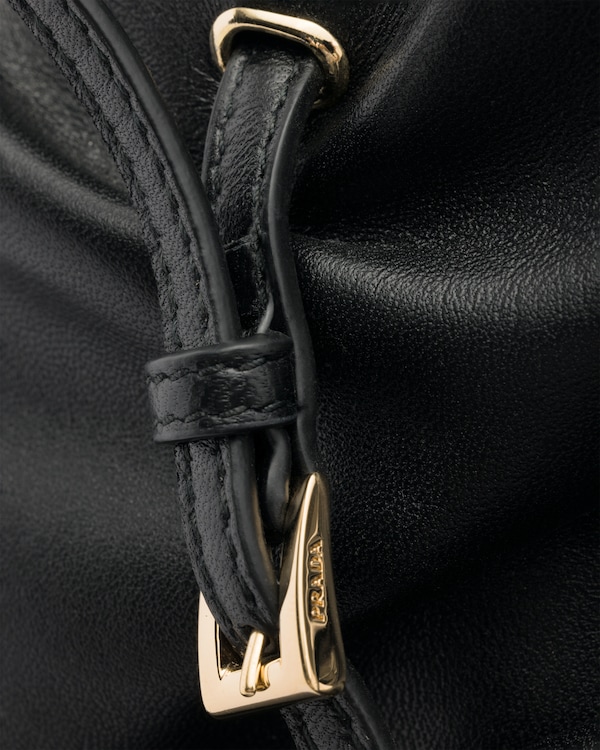 Prada Dada large nappa leather tote bag - Black Prada Dada large nappa leather tote bag - Black