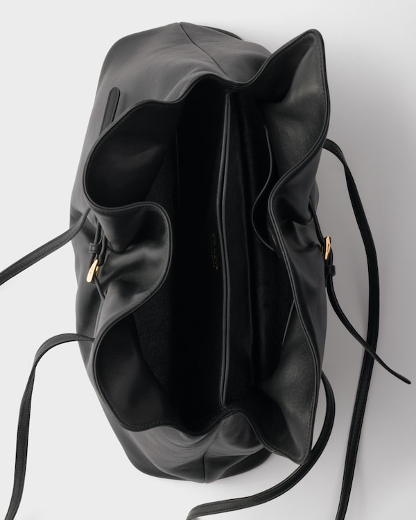 Prada Dada large nappa leather tote bag - Black Prada Dada large nappa leather tote bag - Black