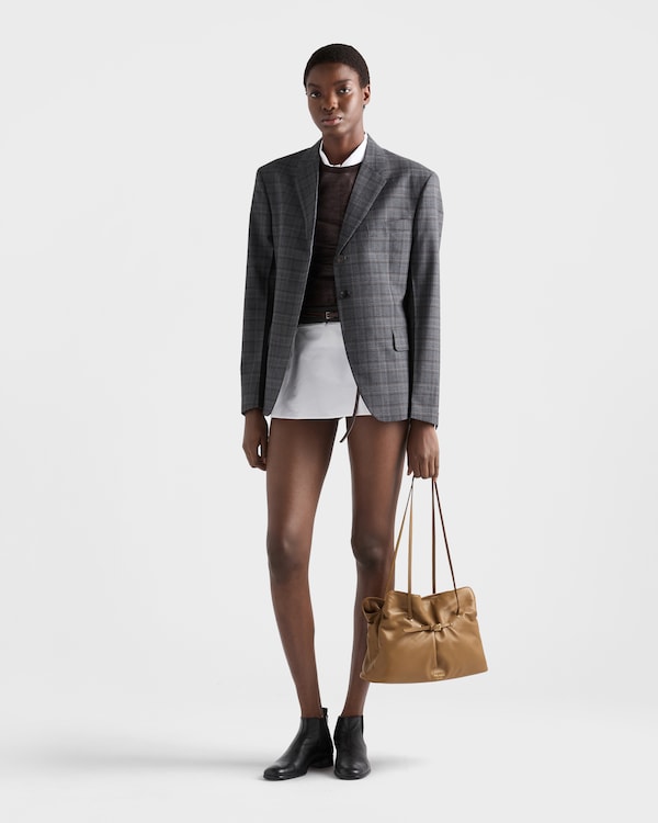 Prada Dada large nappa leather tote bag - Caramel Prada Dada large nappa leather tote bag - Caramel