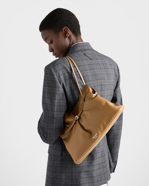 Prada Dada large nappa leather tote bag - Caramel Prada Dada large nappa leather tote bag - Caramel