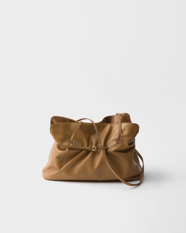 Prada Dada large nappa leather tote bag - Caramel Prada Dada large nappa leather tote bag - Caramel
