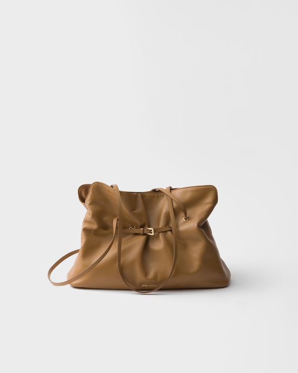 Prada Dada large nappa leather tote bag - Caramel Prada Dada large nappa leather tote bag - Caramel
