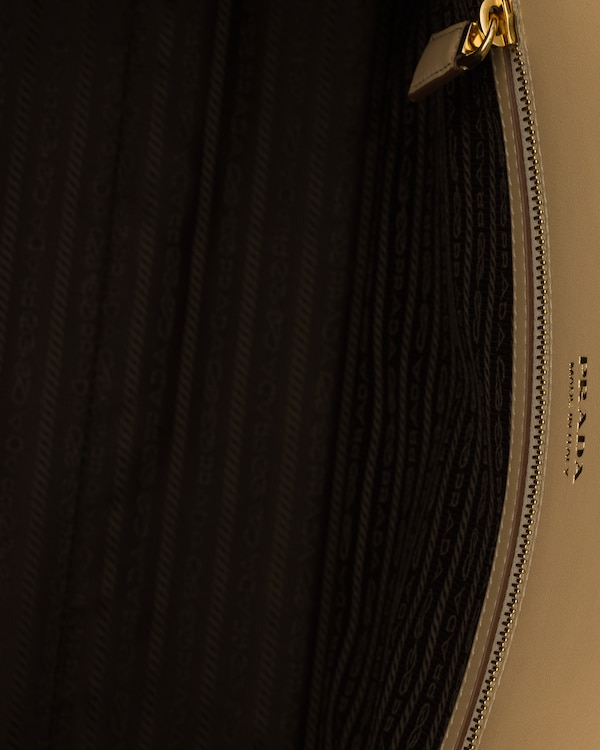 Large leather tote bag - Sand Beige Large leather tote bag - Sand Beige