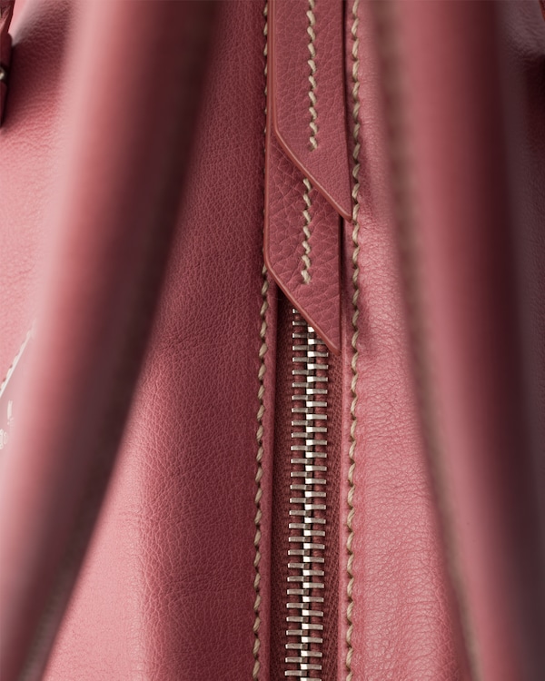 Medium antiqued leather tote bag - Lotus Pink Medium antiqued leather tote bag - Lotus Pink