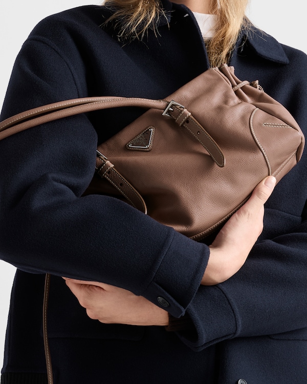 Medium antiqued leather tote bag - Chestnut Brown Medium antiqued leather tote bag - Chestnut Brown