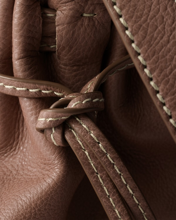 Medium antiqued leather tote bag - Chestnut Brown Medium antiqued leather tote bag - Chestnut Brown