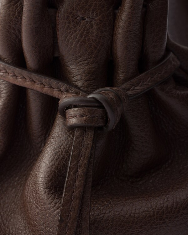 Prada Bonnie medium antiqued leather tote bag - Cocoa Prada Bonnie medium antiqued leather tote bag - Cocoa