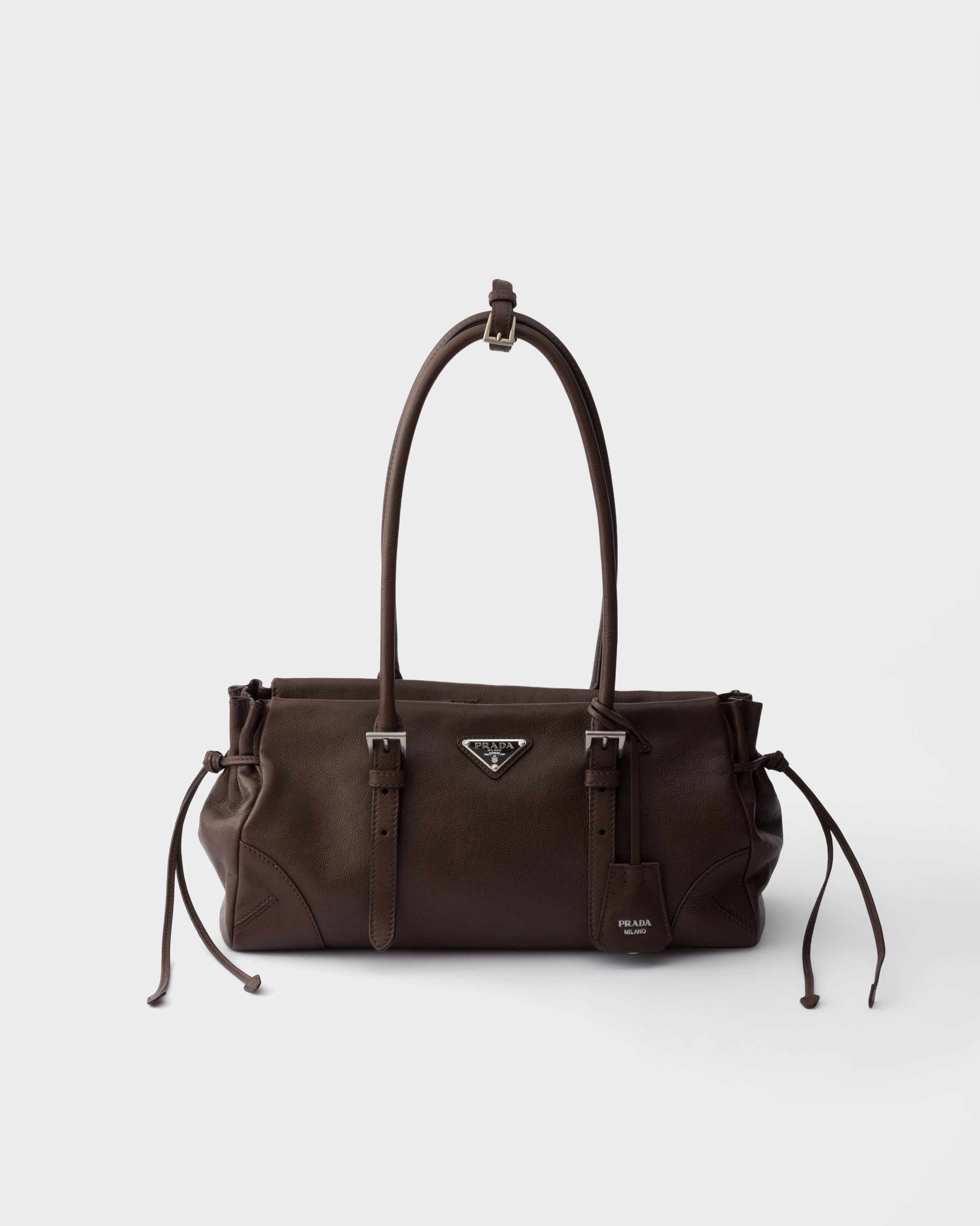 Prada Prada Bonnie medium antiqued leather tote bag