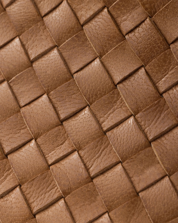 Large leather tote bag - Sand Beige Large leather tote bag - Sand Beige