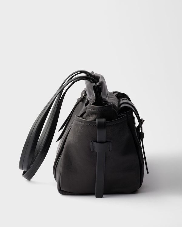 Prada Route large leather tote bag - Negro Prada Route large leather tote bag - Negro