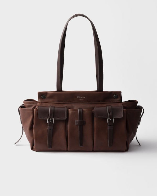 Prada Route large leather tote bag - Cocoa Brown Prada Route large leather tote bag - Cocoa Brown