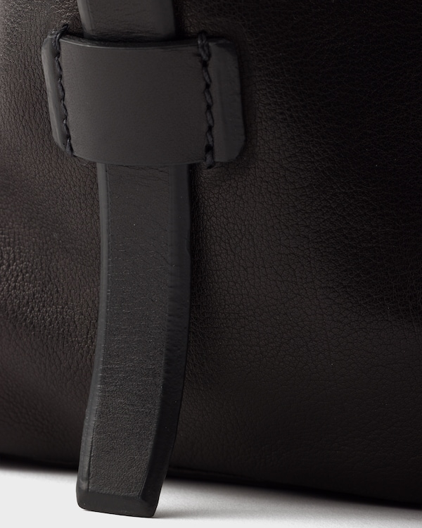 Prada Route medium leather tote bag - Black Prada Route medium leather tote bag - Black