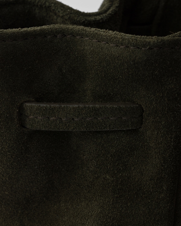 Prada Carry large suede bag - Forest Prada Carry large suede bag - Forest