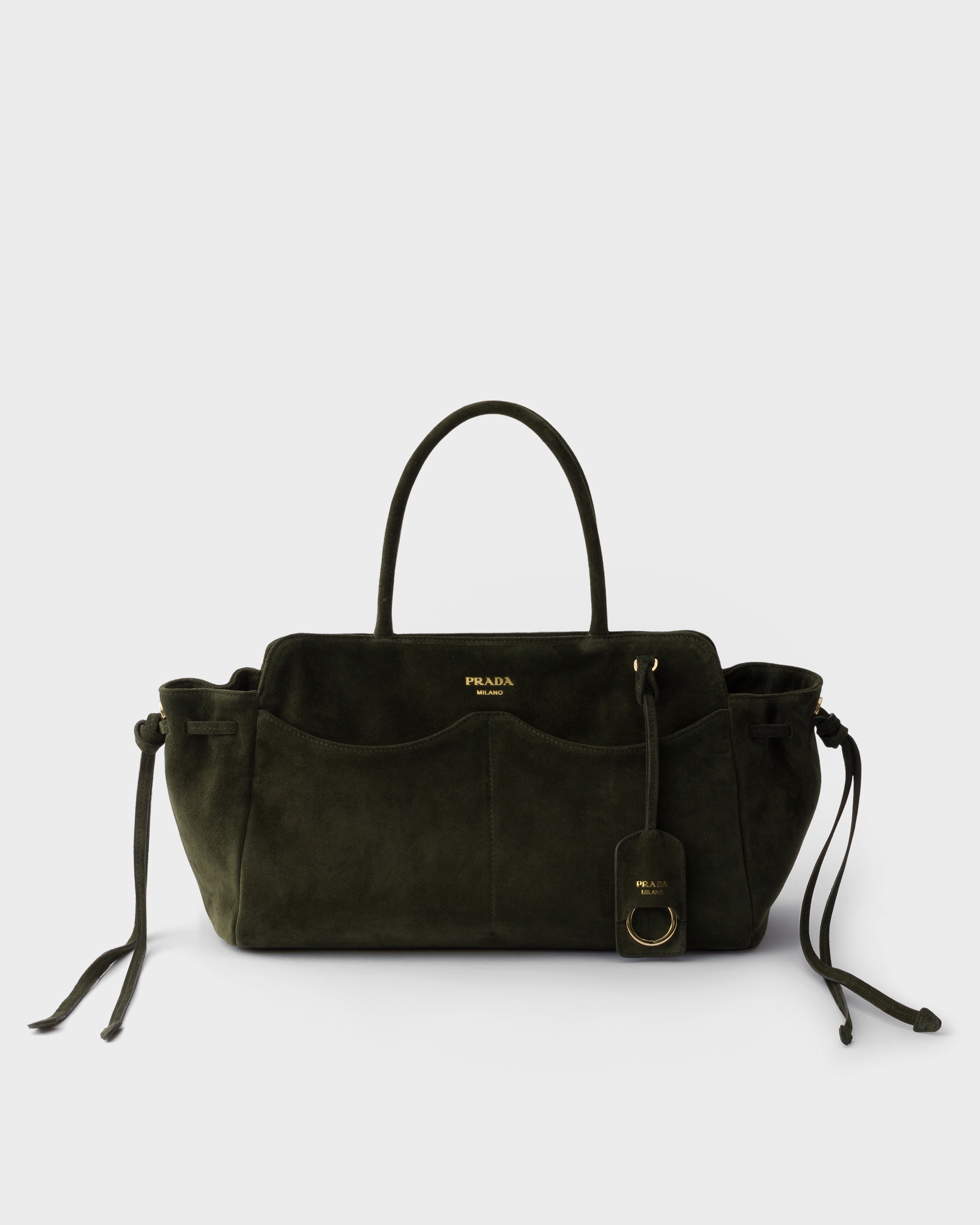 Prada Prada Carry large suede bag
