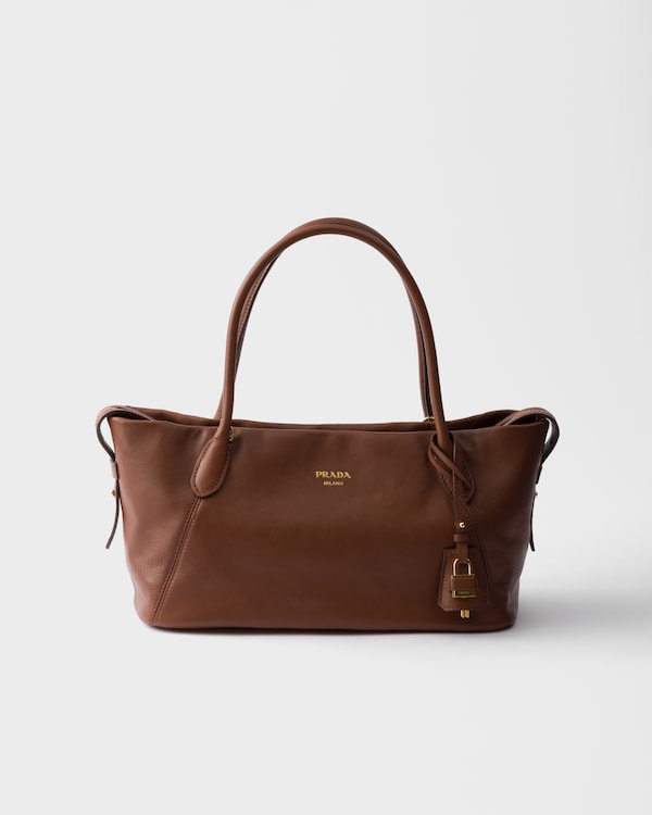 Large leather tote bag - Chestnut Brown Large leather tote bag - Chestnut Brown