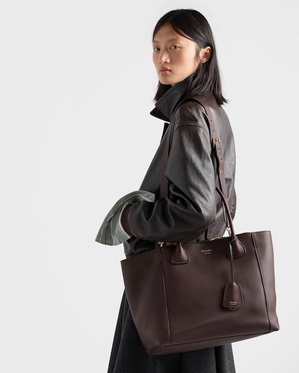 Prada Nova large leather tote bag - Briarwood Prada Nova large leather tote bag - Briarwood