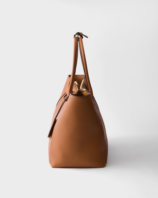 Grand cabas en cuir - Cognac Grand cabas en cuir - Cognac