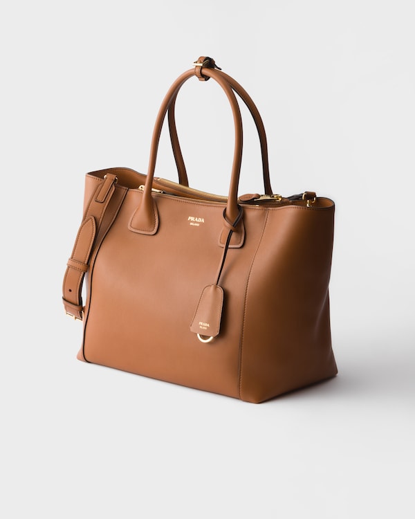 Grand cabas en cuir - Cognac Grand cabas en cuir - Cognac