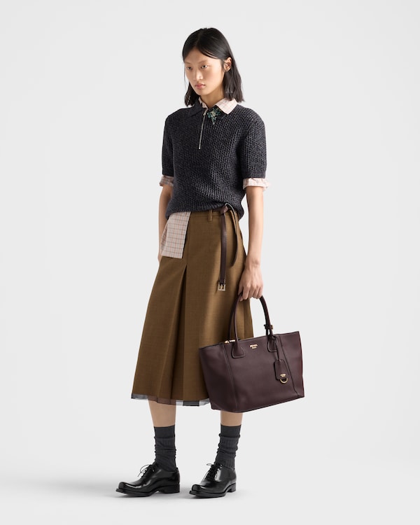 Prada Nova large leather tote bag - Briarwood Prada Nova large leather tote bag - Briarwood