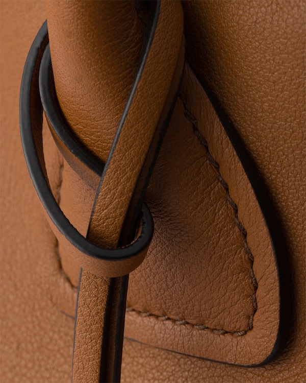 Grand cabas en cuir - Cognac Grand cabas en cuir - Cognac