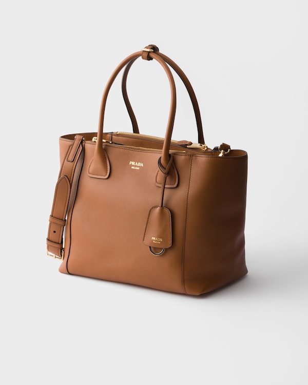 Grand cabas en cuir - Cognac Grand cabas en cuir - Cognac