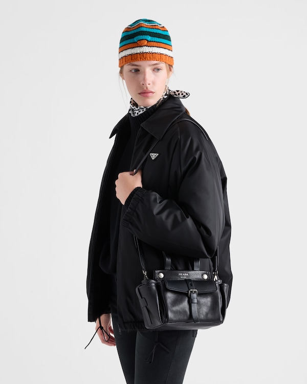 Prada Route leather mini tote bag - Black Prada Route leather mini tote bag - Black