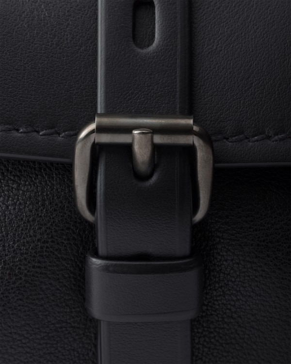 Prada Route leather mini tote bag - Black Prada Route leather mini tote bag - Black