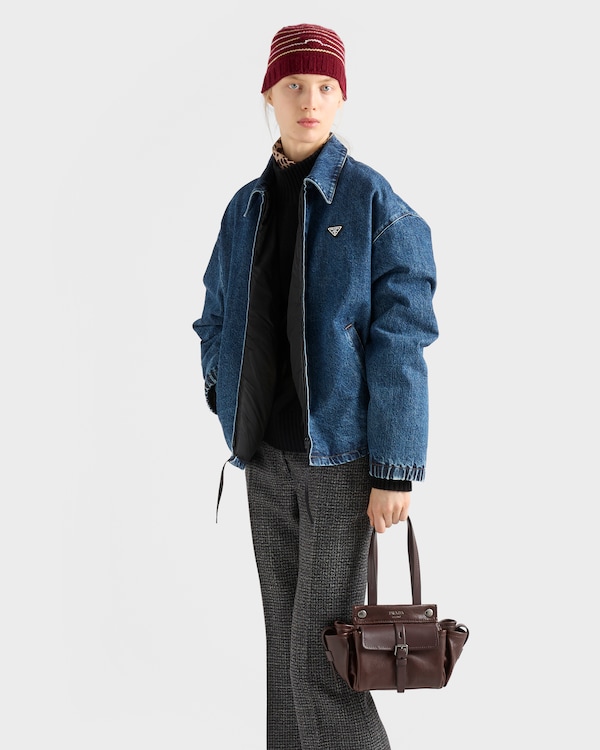 Prada Route leather mini tote bag - Cocoa Brown Prada Route leather mini tote bag - Cocoa Brown
