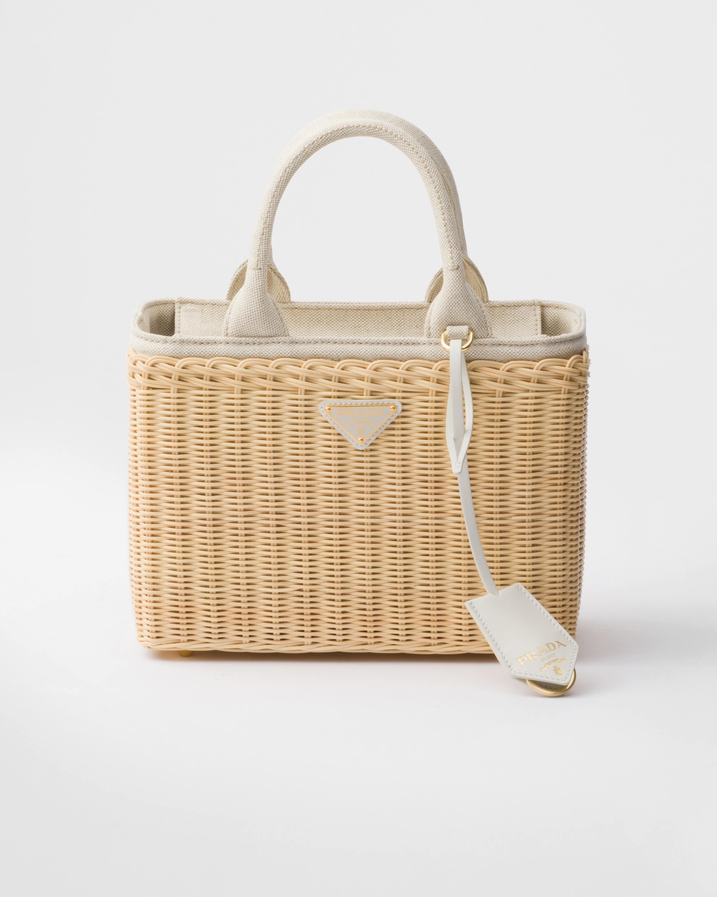 Prada rattan bag deals