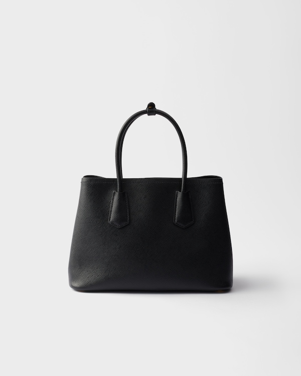 Prada Double medium Saffiano leather bag - Black Prada Double medium Saffiano leather bag - Black