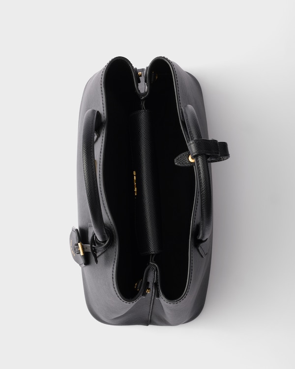 Prada Double medium Saffiano leather bag - Black Prada Double medium Saffiano leather bag - Black