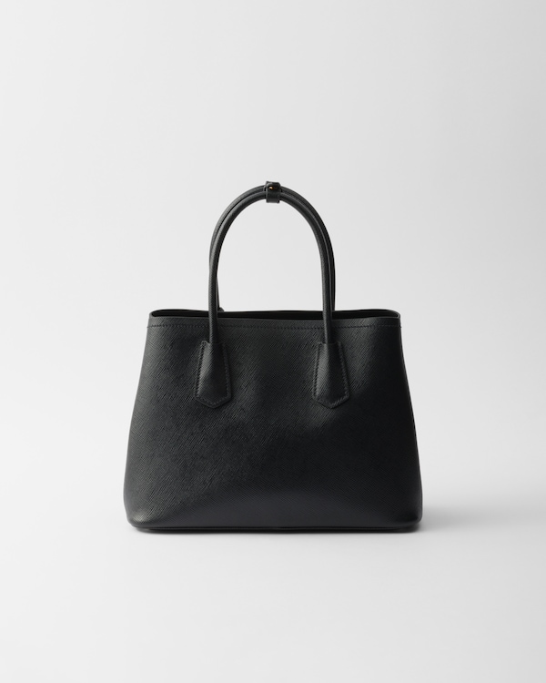 Prada Double medium Saffiano leather bag - Black Prada Double medium Saffiano leather bag - Black