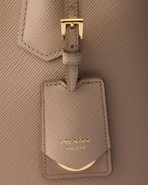 Prada Double medium Saffiano leather bag - Cameo Prada Double medium Saffiano leather bag - Cameo