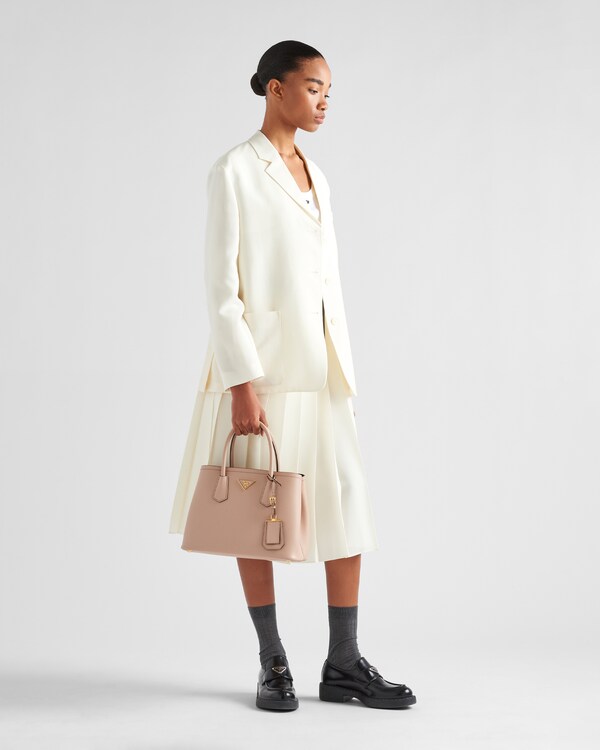 Prada Double medium Saffiano leather bag Prada Double medium Saffiano leather bag