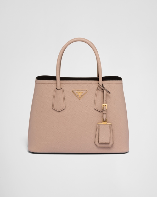◆ROUGE ET LE NOIR◆PRAA BAG◆日本未入荷◆送料無料 Prada Papaya Saffiano Lux Leather Small Tote Bag BN1874