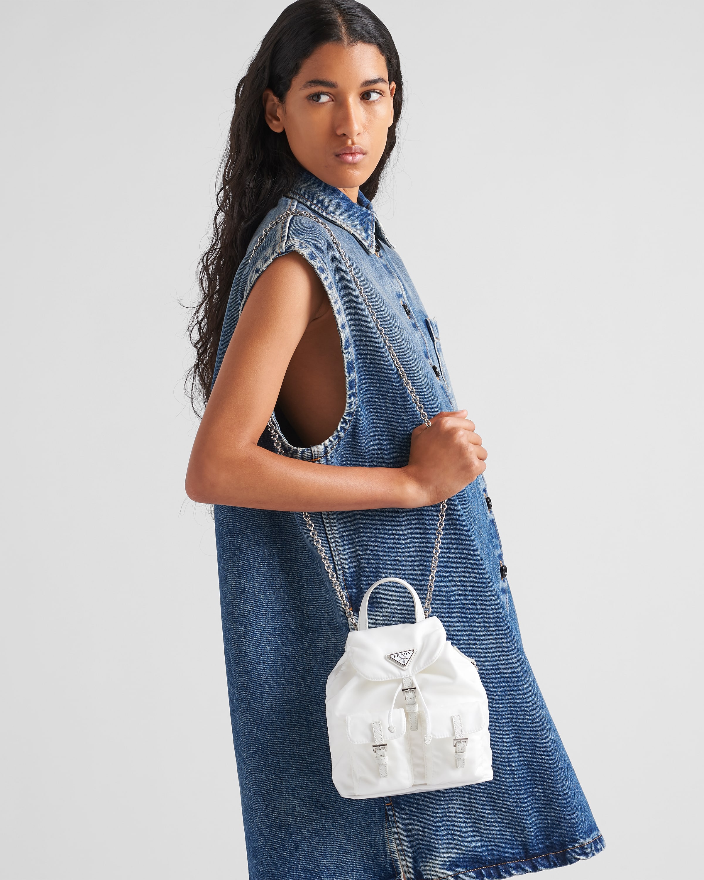 Mini prada backpack store