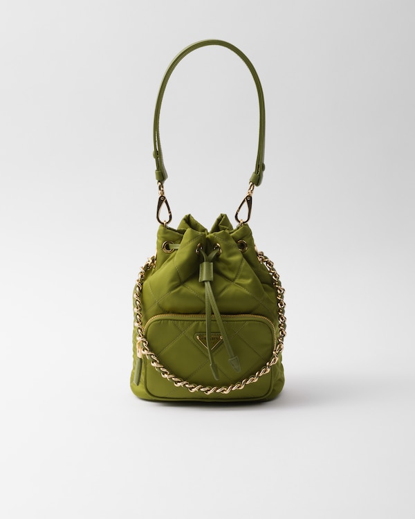 最高級のスーパー Prada Green Ivy Re-edition Bag Shoulder Re-nylon Chaîne 1995 バッグ