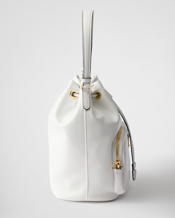 Prada Duet naplak patent leather bucket bag Prada Duet naplak patent leather bucket bag
