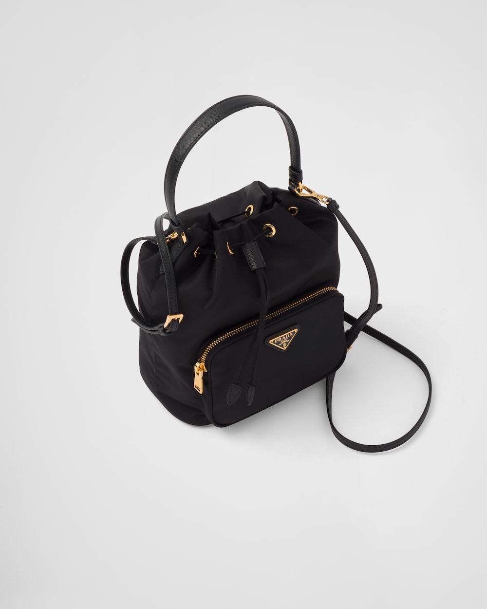 Prada nylon mini bucket bag Clearance