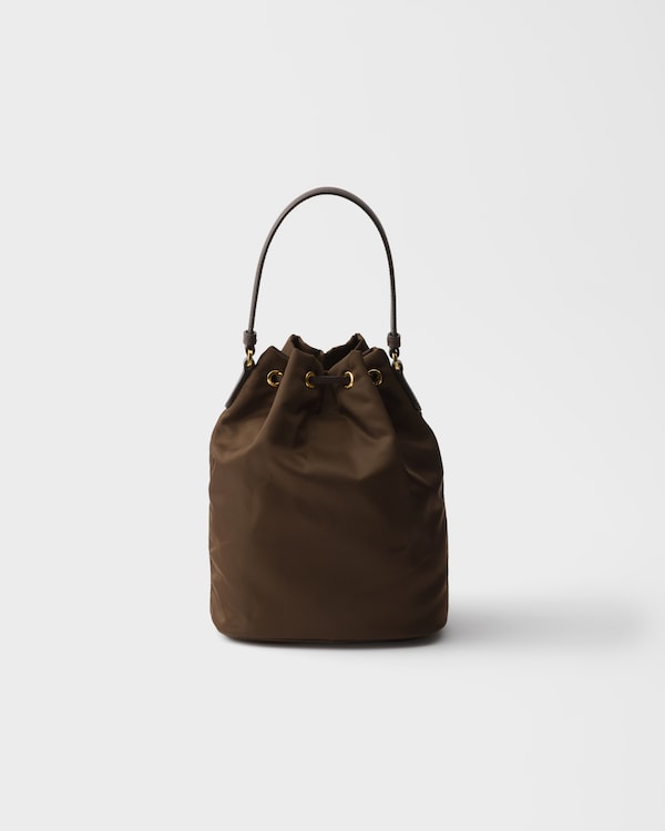 Prada Duet Re-Nylon bucket bag - Sienna Prada Duet Re-Nylon bucket bag - Sienna