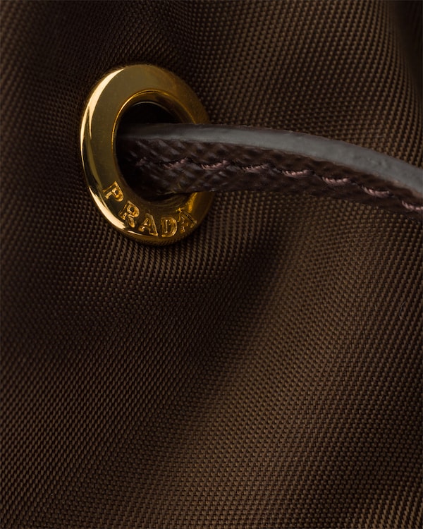 Prada Duet Re-Nylon bucket bag - Sienna Prada Duet Re-Nylon bucket bag - Sienna