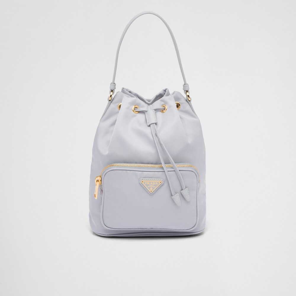 Cornflower Blue Prada Duet ReNylon Bucket shoulder bag Prada