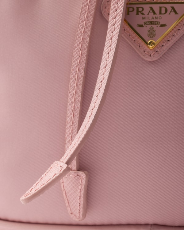 Prada Duet Re-Nylon bucket bag - Peach Prada Duet Re-Nylon bucket bag - Peach