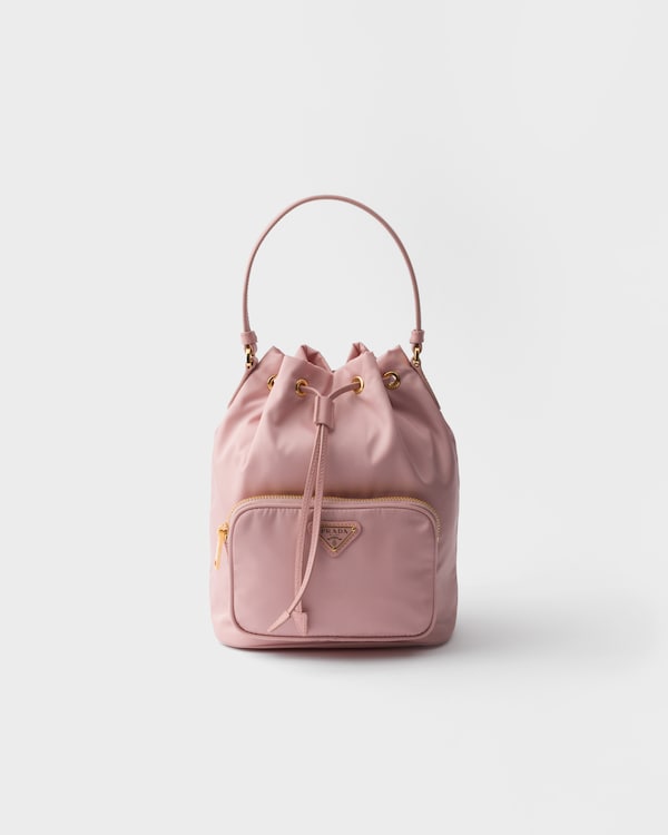 Prada Duet Re-Nylon bucket bag - Peach Prada Duet Re-Nylon bucket bag - Peach