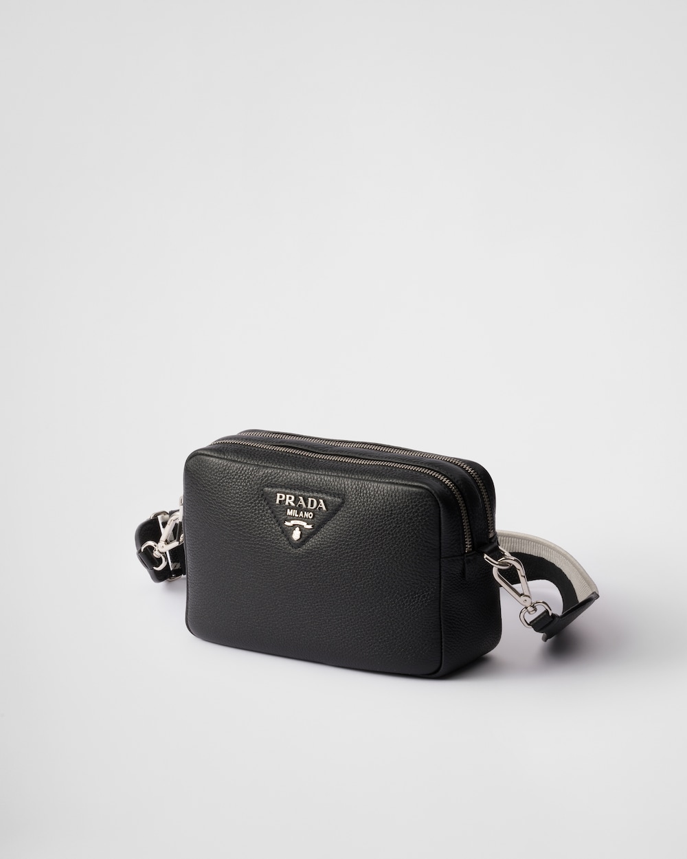 Secret Resembles Metaphor Bolso con bandolera de piel Negro | Prada