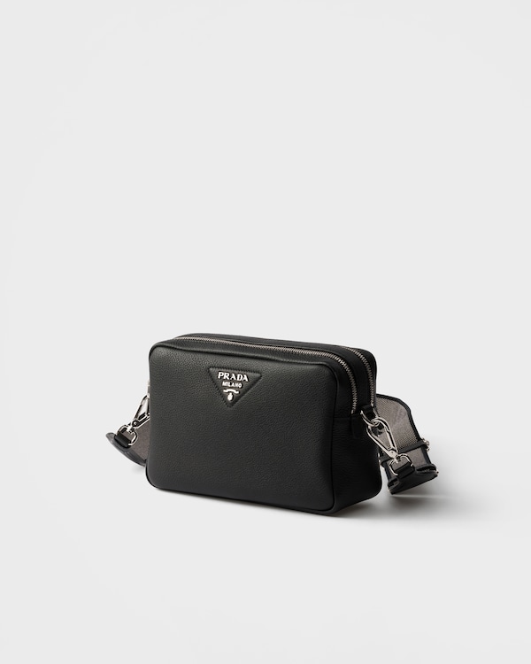 Small leather shoulder bag - Black Small leather shoulder bag - Black
